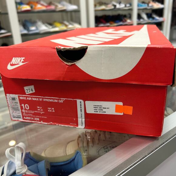 Nike Air Max 97 Country Camo (USA) size 10 pre owned - Picture 7 of 8